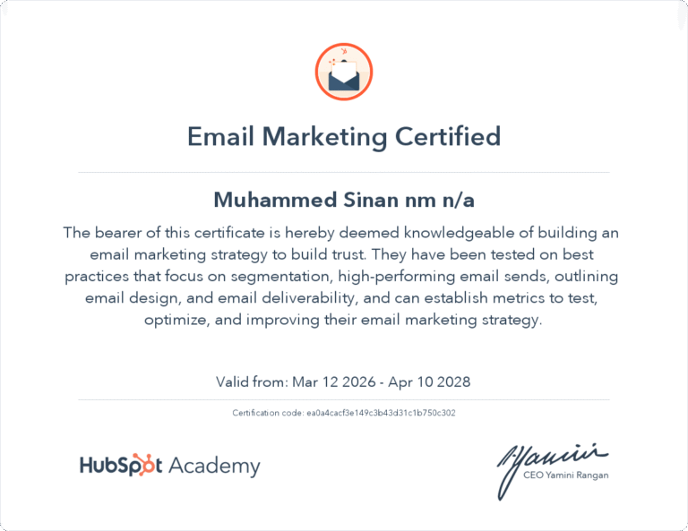 Best Advertiser & Digital Marketer In Nilambur,Malappuram-certificat